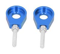 Tenditore a catena Regolati in alluminio moto mountain mountain bici universali 2pcs 0,5 pollici compatto portatile (Blu)