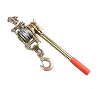 Tenditore a cricchetto per funi metalliche, strumento manuale con doppi ganci per la costruzione di linee elettriche, argano manuale in acciaio al carbonio per sollevamento e (linea singola 2T)