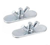 Tenditore a farfalla per supporto piastra di tenuta del condizionatore d'aria mobile e attività di fissaggio della piastra di tenuta del battente, 2 pezzi