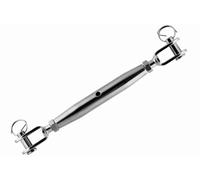 Tenditore a forcella M12, forma lunga, acciaio inox AISI316