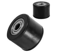 Tenditore a rulli a catena 2 pcs, cursore della ruota della ruota del cilindro a rulli a rotelle a catena 8 mm per enduro di bici motocicletta