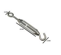 Tenditore A Vite Con Gancio - Occhio ZP 6Mm Confezione Da 200