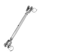 Tenditore Acciaio Inox 2 pezzi tenditore in acciaio inossidabile 304 M5/M6/M8/M10/M12/M14/M16 for cavo marino ringhiera corpo barca a vela rigging hardware(M12)