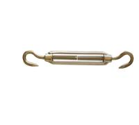 Tenditore Acciaio Inox Morsetti Tenditore tenditore M4 M5 M6 M8 Lunghezza regolabile Ruota catena Ganci for fune metallica in acciaio inossidabile 304(1pc,M8_CC)