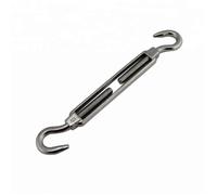 Tenditore Cavo Acciaio 2PCS Gancio E Tenditore M5 M6 M8 Tenditori Marine In Acciaio Inossidabile 304 In Resistente for Ringhiera Del Cavo(M5)