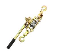 Tenditore Corda - Maniglia in Acciaio con Gancio Doppio Strumento Manuale,Tenditore Multifunzionale Per Cavo In Acciaio | Per Agricoltura Recinzione Industriale Giardino Sito Di Costruzione Trattore