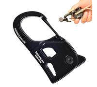 Tenditore del cavo per paracord - clip di serraggio della corda resistente, regolatore in metallo leggero | Organizzatore del cavo esterno con telaio a prova di ruggine, di bloccaggio regolabile