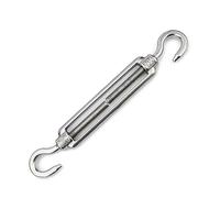 tenditore del filo del tenditore, 1PCS M14 M16 M18 M20 M22 M24 Gancio e Gancio/C a C In Acciaio Inox 304 Tenditore Filo di Tensione della fune Heavy Duty(M14)