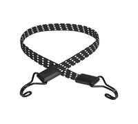 Master Lock 3229EURDAT Cinghia Elastica Riflettente con Ganci Cavo Gancio Invertito Adatto per Giardinaggio, Trasporto, Trasloco, Campeggio, Nero, 60 cm
