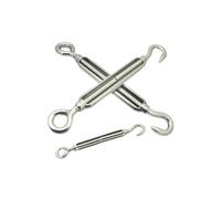 Tenditore for mascella e occhio in acciaio inossidabile 304 da 1 pezzo | Vite for sartiame marino Corpo aperto e chiuso Tenditore for occhiello regolabile M4-M20(Open Body,M12)