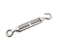 Tenditore gancio di occhiello DIN 1480 in acciaio inox V4 A tenditore a vite corda Spanner, M10