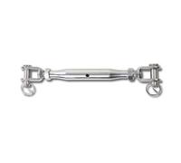 TENDITORE M12 A DUE FORCELLE CON CANAULA A TUBO INOX AISI 316 8210/M12