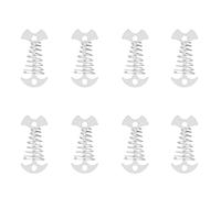 Tenditore per corda per tenda a molla in alluminio Regolatore per tenditore per corda per polpo Gancio per corda per polpo a prova Picchetto per ponte per polpo Picchetto per tenda da per per