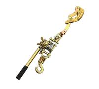 Tenditore per fune - 2 tonnellate/1 tonnellata doppio gancio | Verricello da giardino e tenditore | Per l'uso in giardino industriale fattoria cantiere trattore fusibile ombra per esterni