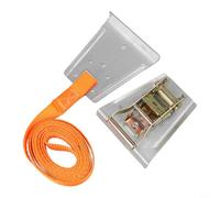 Tenditore per giunti da banco in pietra per giunzioni al quarzo e marmo senza cuciture con cinghia da 4,2 m e fibbia a cricchetto zincata, strumento di installazione resistente