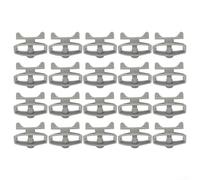 Tenditore per recinzione in rete metallica con manico rotante controllato a ingranaggi e design girevole per stringere funi metalliche in plastica per resistenza agli agenti atmosferici (grigio)