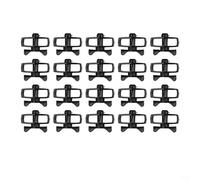 Tenditore per recinzioni metalliche, 20 pezzi, per reti metalliche e linee di lavaggio, con manico girevole, tensionamento controllato a ingranaggi, facile installazione, uso esterno in giardino (nero