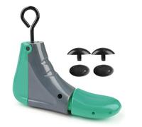 Tenditore per scarpe in legno a 2 vie estese e per scarpe da ginnastica | Tenditore per scarpe sportive, larghezza di scarpe di alta qualità ed estensione, allevia le scarpe strette, verde, Small