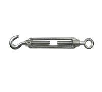 Tenditore tirante occhio/gancio acciaio zincato, 12 mm, 10 pz, Corderie Italiane
