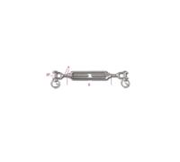 TENDITORI A DUE FORCELLE INOX M10 8209