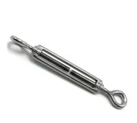 Tenditori a gancio e occhiello in acciaio inossidabile 304 | M4-M12, CC/OC/OO: for traliccio da giardino, regolazione della tensione della fune di sartiame a catena(M10,OO Type)