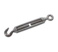 TENDITORI Tenditore OCCHIELLATI Gancio 10mm 20 Pezzi TENDIFILO NAUTICA CAVO FUNE