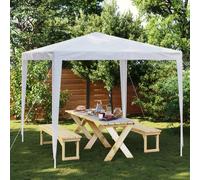 vidaXL Tendone per Feste 2,5x2,5 m Bianco