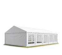 Tendone per feste 5x10 m PVC bianco 100% impermeabile Gazebo da giardino Tendone da esterno Tenda party