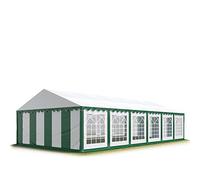 TOOLPORT PRO 6x12m tendone per feste, PVC 700, bianco-verde - (6052)