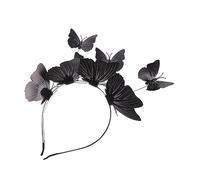 TENDYCOCO 2 Pz Fascia a farfalla 3D fasce per da donna fasce boho hair charms hair jewelry costumi halloween adornare cerchietto per con farfalle fasce di farfalle plastica
