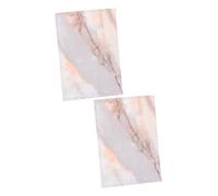 TENDYCOCO 2 Pz Porta Passaporto Marmorizzato Portachiavi Titolare Della Carta Zaino Con Cinghie Di Ricambio Porta Passaporto Lucido Titolare Del Passaporto Di Moda Custodia Plastica Beige