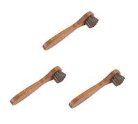 TENDYCOCO 3Pcs Lucido Da Scarpe Applicatore Spazzola Per Scarpe In Pelle Barba Spazzola Lucido Da Scarpe Spazzola Per Scarpe Scarpe Pennello Smalto Dauber Applicatori Scarpa Da Tennis
