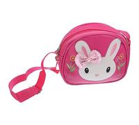 TENDYCOCO Borsa A Tracolla Per Ragazze Coniglio Borsa A Tracolla Coniglio Per Le Piccole Ragazze Per Bambini Neonati, Roseo, 18X14.5CM