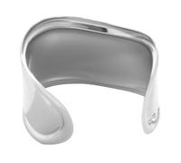 TENDYCOCO Bracciale Da Donna A Fascia Larga Design Minimalista Bracciale Aperto Per Donna Gioielli in Argento Alla Moda Per Polsi Grandi