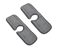 TENDYCOCO Faucet Absorbent Mat Guard: Kitchen Sink Faucet Catcher Drying Mat Microfiber Water Drying Pads Behind Faucet 2PCS Grey
