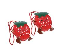 TENDYCOCO Graziosa Borsa A Forma Di Fragola Per Bambine Borsa A Tracolla Con Tracolla Regolabile Materiale Pu Robusto Per Luso Quotidiano