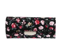 TENDYCOCO Porta Rossetto con Specchio Custodia per Trucco Cosmetica da Viaggio Floreale Custodia Organizer Borsa per Borsa da Donna