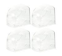 TENDYCOCO Scatole Da 4 Pezzi scatola dell'orologio espositore trasparente vetrina per gioielli scatoline box dolci chiare scatole di visualizzazione dell'orologio vetrina per orologi