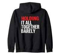 Tenendo Tutto Insieme Barely Mind Salute Stress Burnout Felpa con Cappuccio