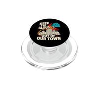 Tenere il cloud fuori dalla nostra opposizione al data center della città PopSockets PopGrip per MagSafe
