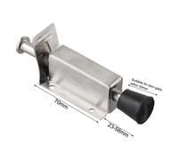 Tenere le porte aperte in modo efficiente con limitatore a pedale in acciaio ino