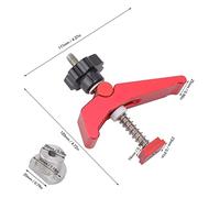 Tenere premuto il morsetto t pista tone rapido in alluminio in lega rossa slot t slot cnc kit di morsetto per la lavorazione del legno