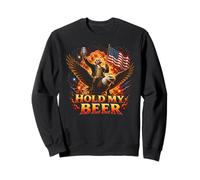 Tenere Questa Birra George Washington Divertente 4 luglio Felpa