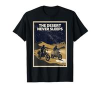 Tenere T7 Moto Vintage The Desert Never Sleeps Maglietta