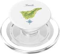 Tenerife Mappa - Isole Canarie Spagna PopSockets PopGrip per MagSafe