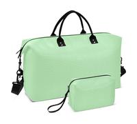 Tenero Verde Decorativo Borsa Da Viaggio Allenamento Borsa con Toiletry Bag per Trekking Grande Capacità Bolsa de Mano para ropa de