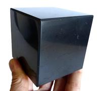TENET - PIETRA DI SHUNGITE NATURALE 100% russia (CUBO LUCIDO DI SHUNGITE DA 7CM)