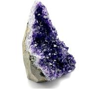 TENET - Pietra grezza naturale per cristalloterapia meditazione reiki (AMETISTA CON BASE DRUSA URUGUAY 1,-1,5 kg)