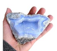 TENET - Pietra grezza naturale per cristalloterapia meditazione reiki (CALCEDONIO GEODE MALAWI 200-300 GR)