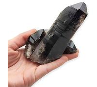 TENET - Pietra grezza naturale per cristalloterapia meditazione reiki (DRUSA QUARZO FUME' AFFUMICATO 200-300 GR)